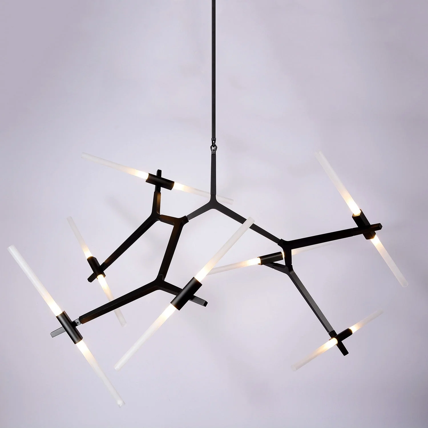 Astral Agnes Black 14-Light Chandelier - Image 1