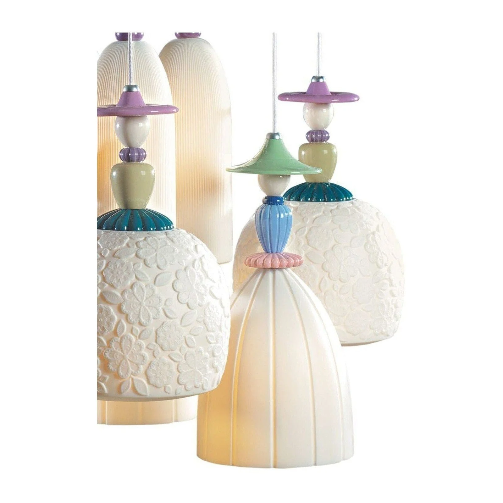 Lladro Madermoiselle 9 Lights Seaside Dreams Chandelier (US) - Image 3