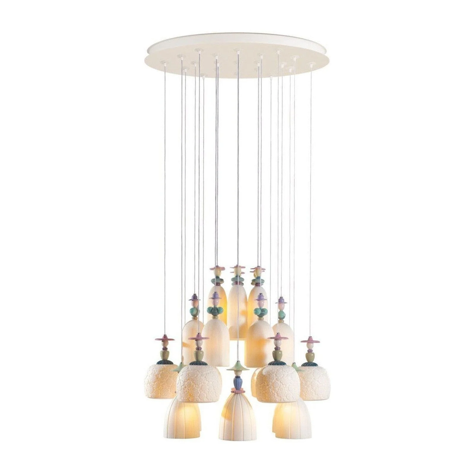 Lladro Mademoiselle 24 Lights Strolling Through Blossoms Chandelier (US) - Image 1