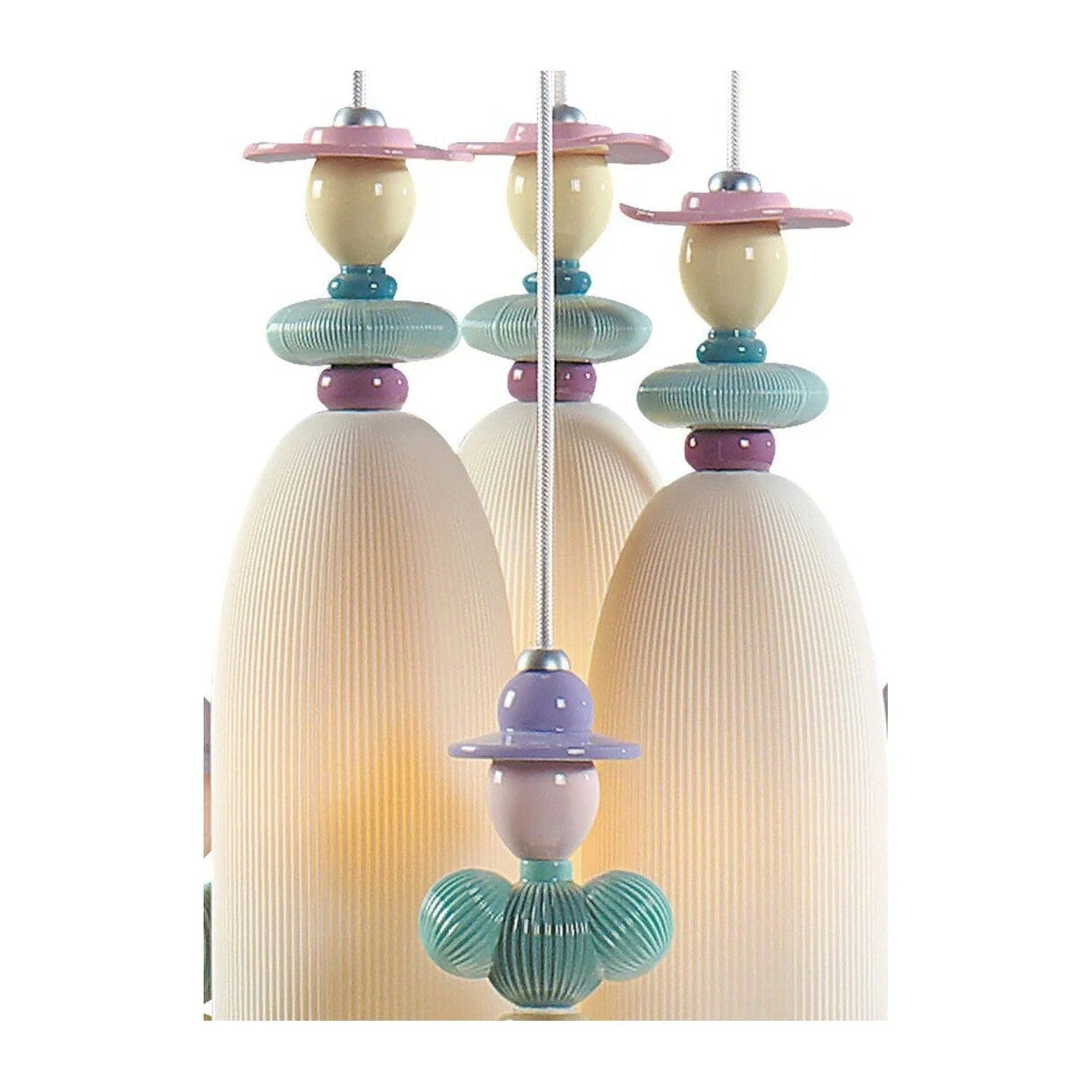 Lladro Mademoiselle 6 Lights Gathering In The Lawn Ceiling Lamp (US) - Image 2