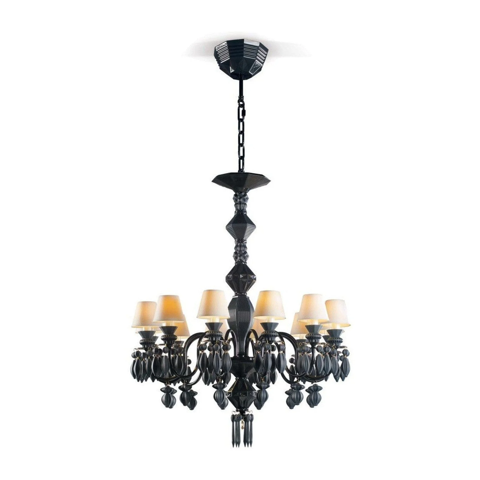 Lladro Belle De Nuit 12 Lights Chandelier (US) - Image 1