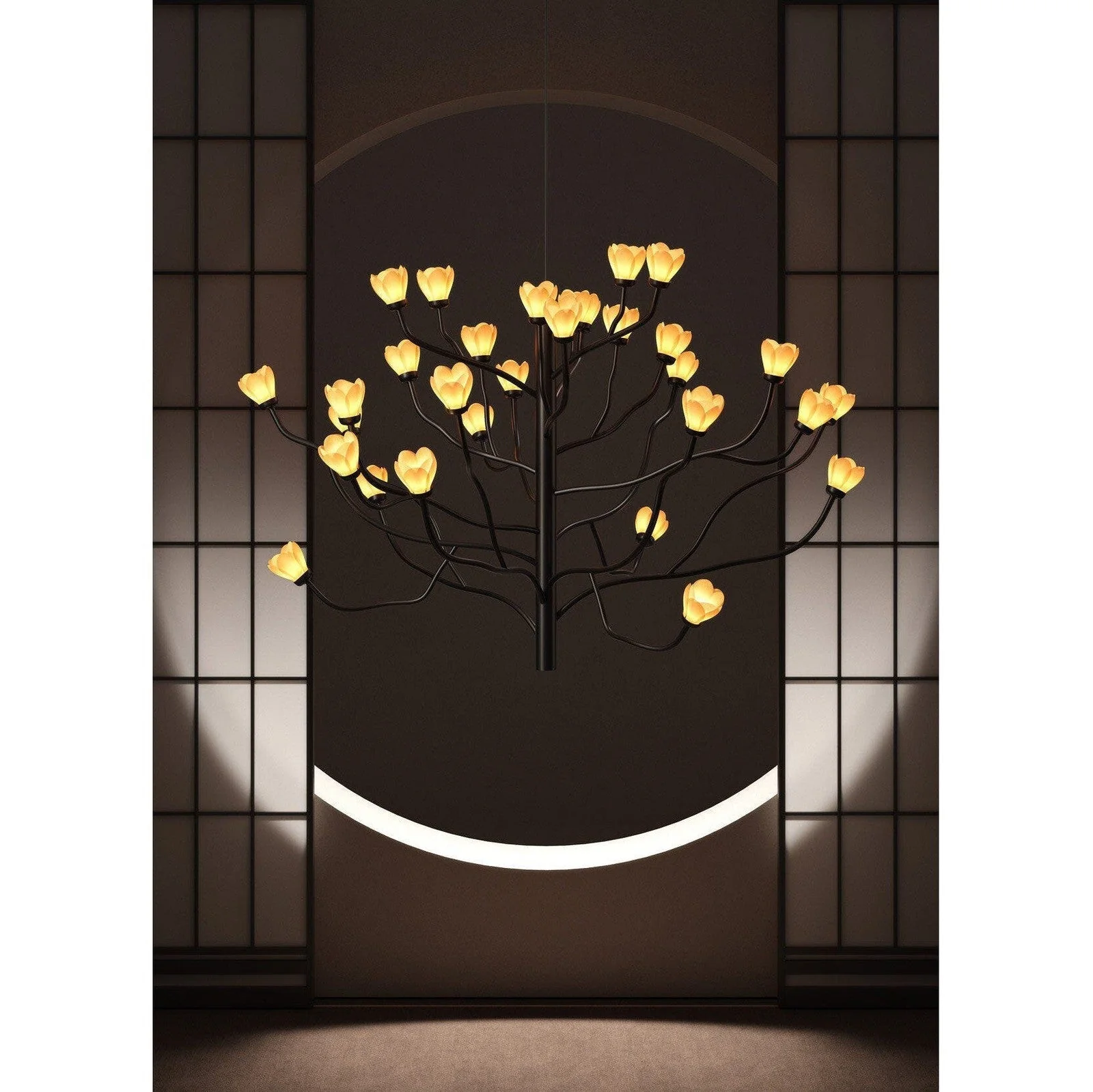 Lladro Mokuren Chandelier - Image 3