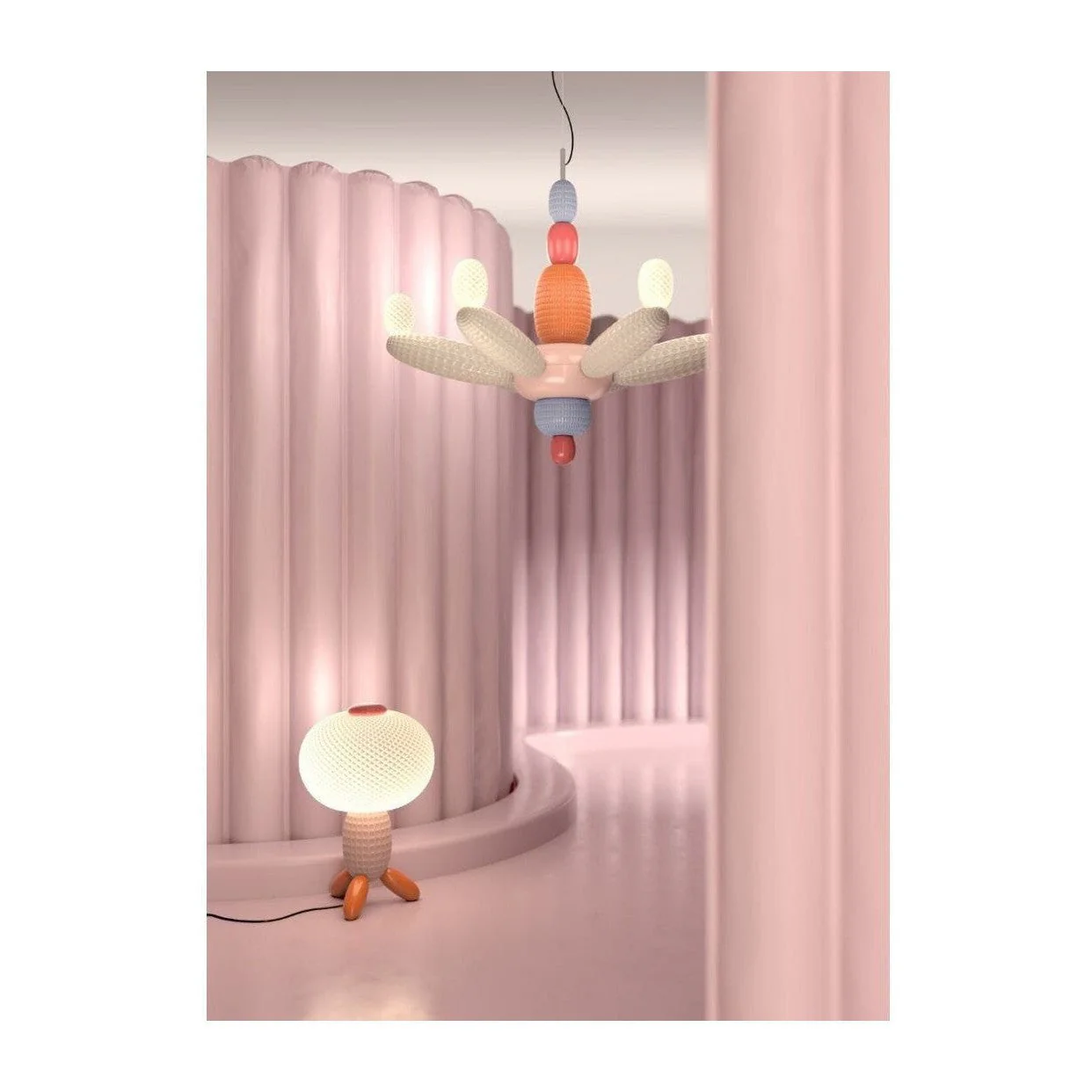 Lladro Soft Blown Chandelier - Image 2