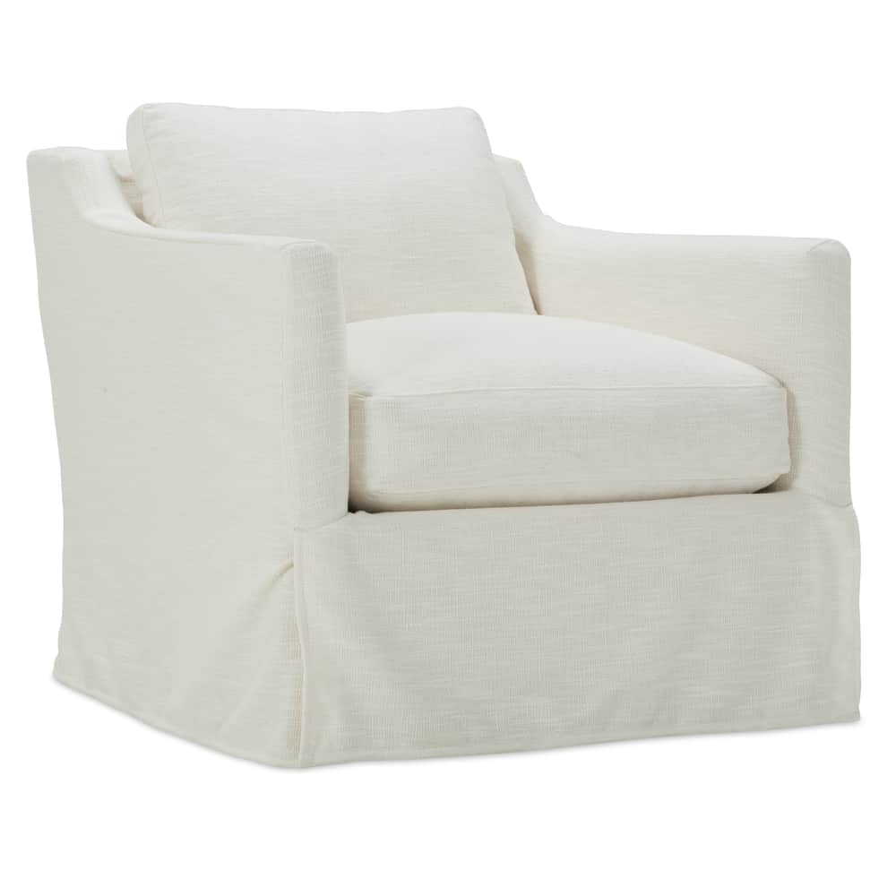 Rowe Furniture Madeline Slipcovered Swivel Chair ~ Available To Custom Order in All Fabrics - Image 2