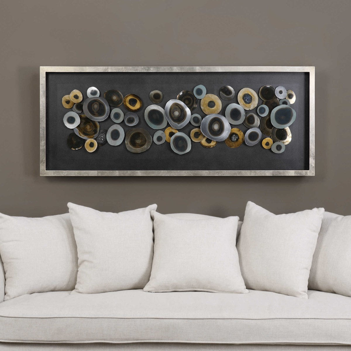 Uttermost Discs Modern Abstract Shadow Box Frame - Image 2