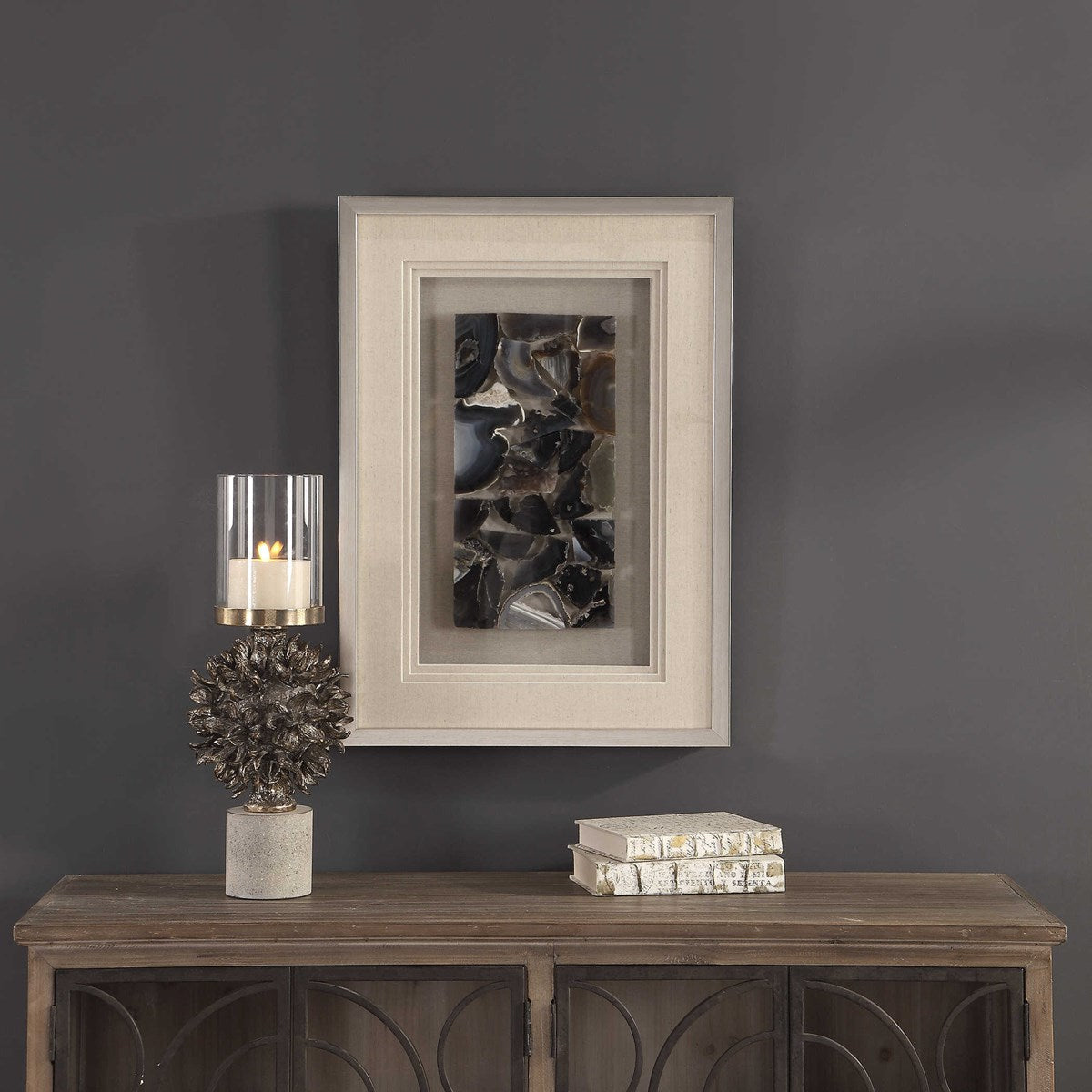 Uttermost Seana Agate Stones Shadow Box Frame - Image 2