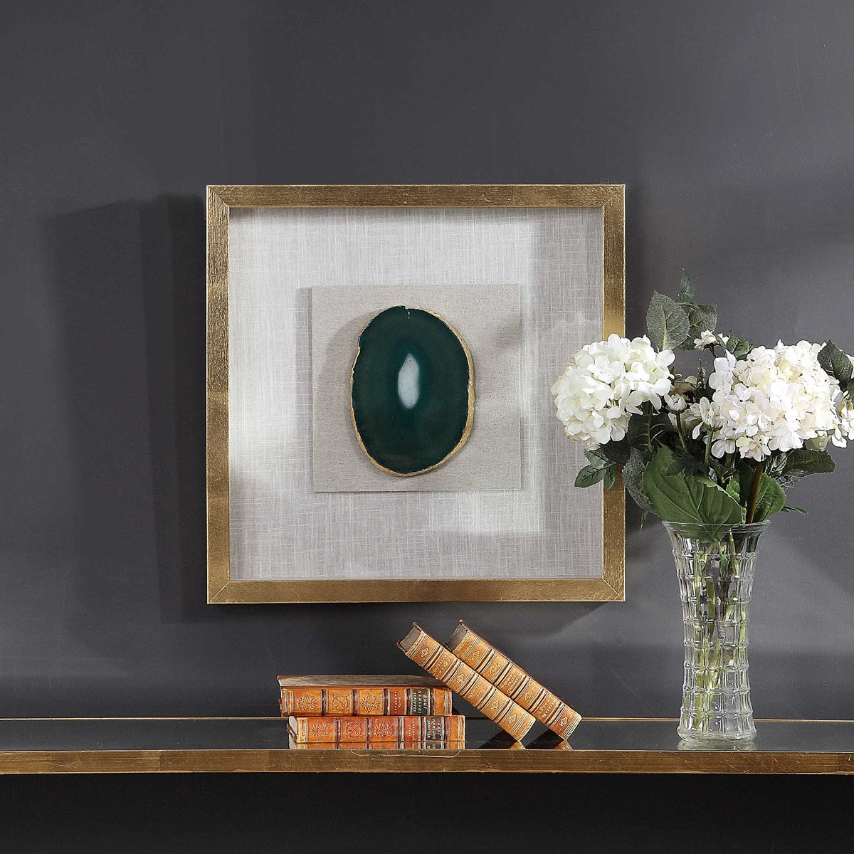Uttermost Keeva Emerald Green Shadow Box Frame - Image 2