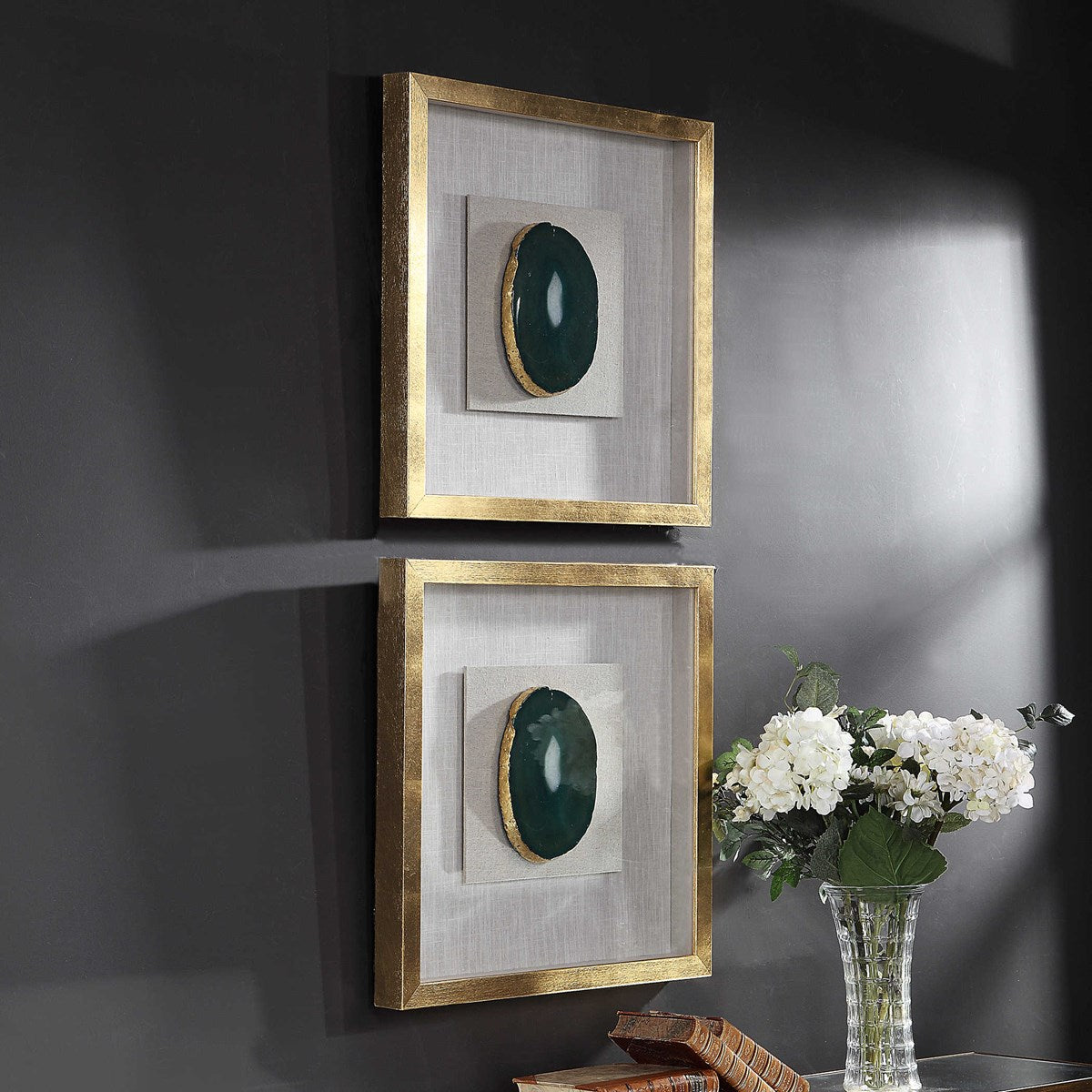 Uttermost Keeva Emerald Green Shadow Box Frame - Image 3