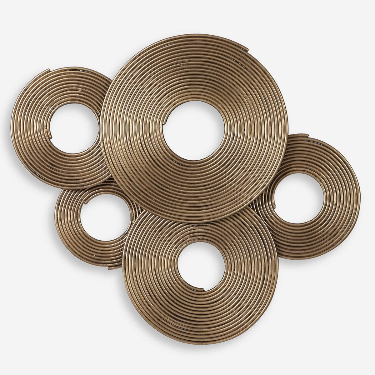 Uttermost Ahmet Soft Gold Iron Rings Metal Wall Decor - Image 2
