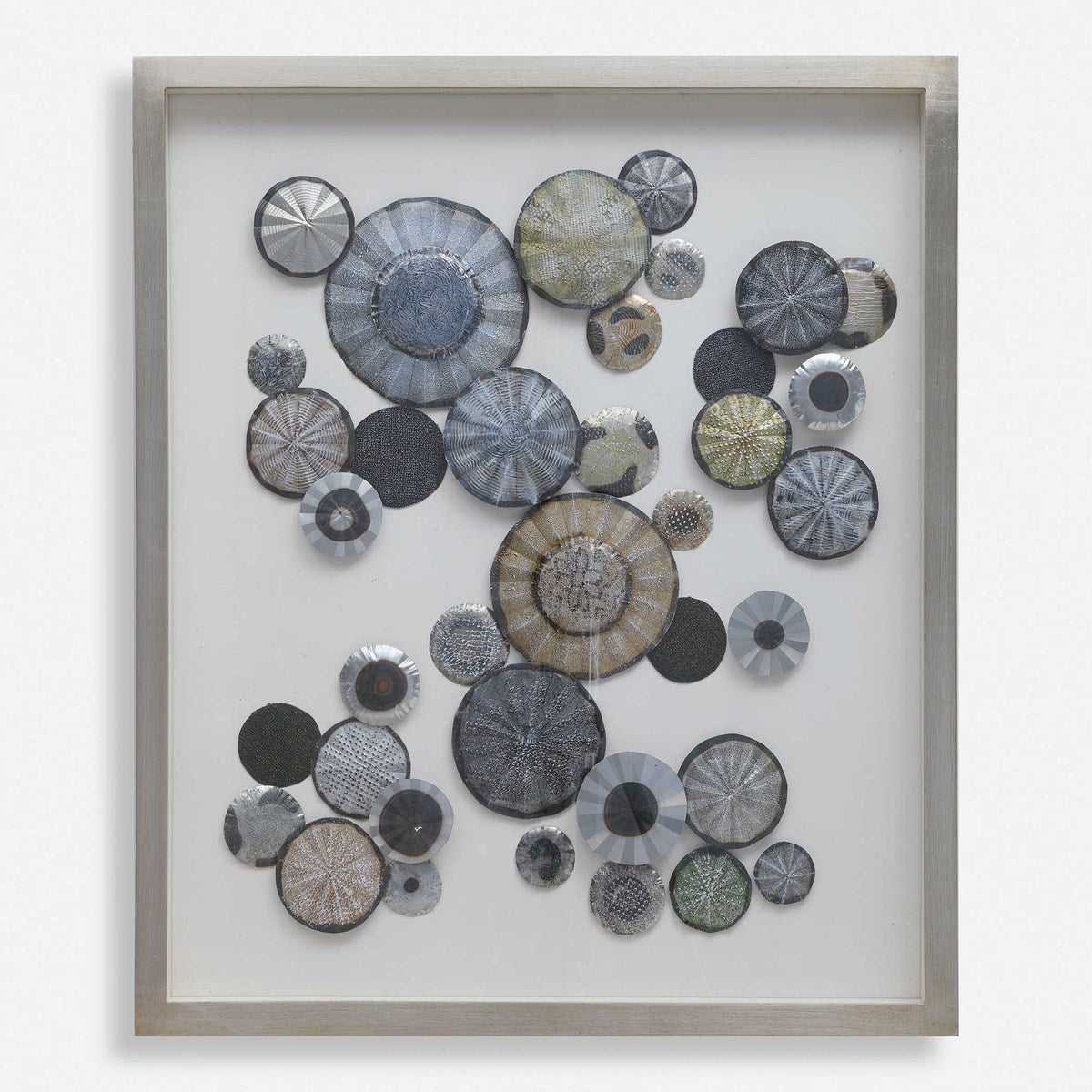 Uttermost Omala Abstact Iron Discs Shadow Box Frame - Image 3