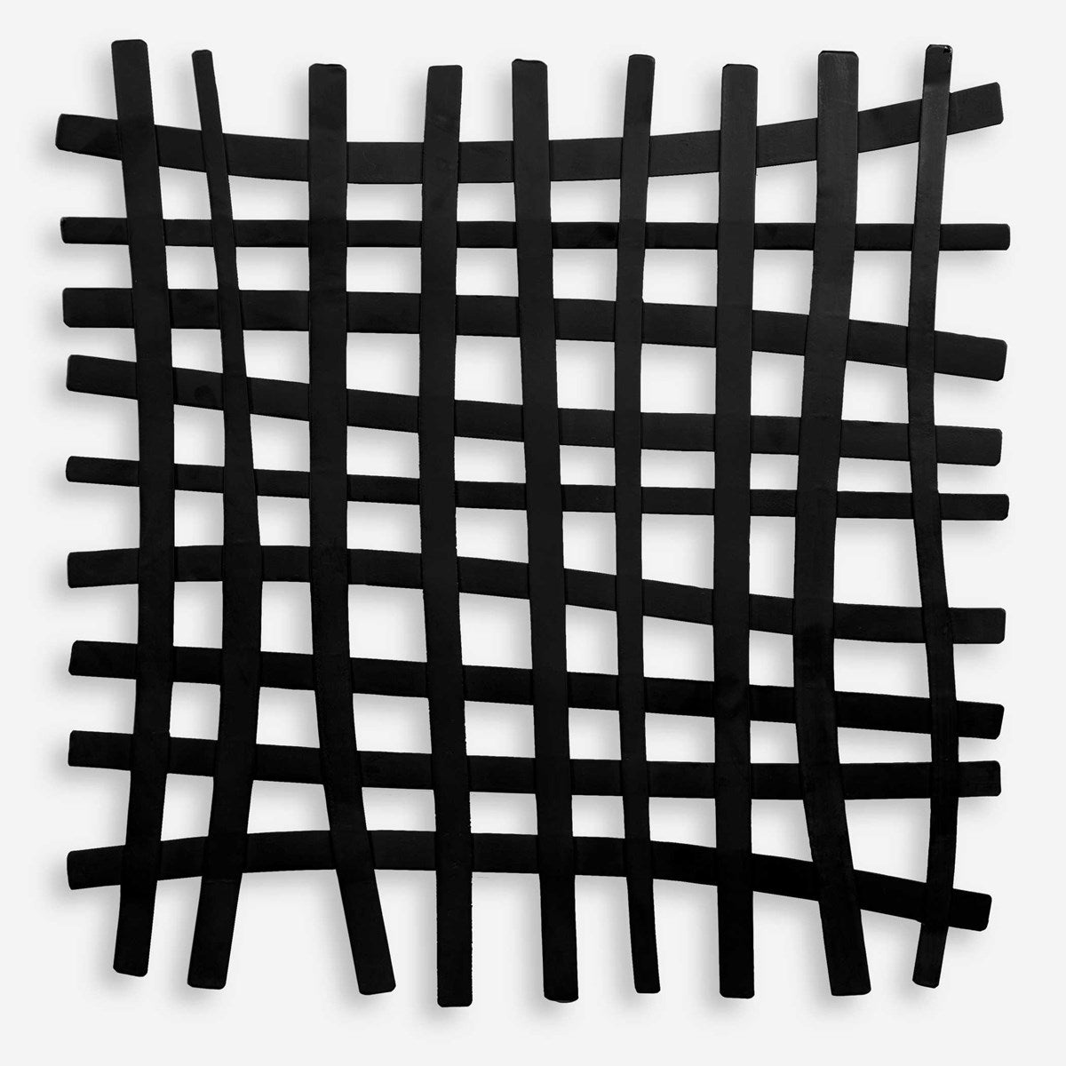 Uttermost Gridlines Matte Black Metal Wall Decor - Image 2