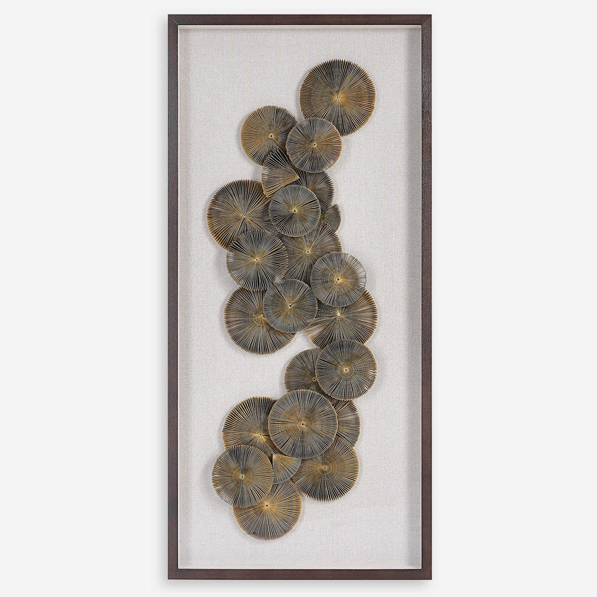 Uttermost The Times Layered Medallion Shadow Box Frame - Image 2