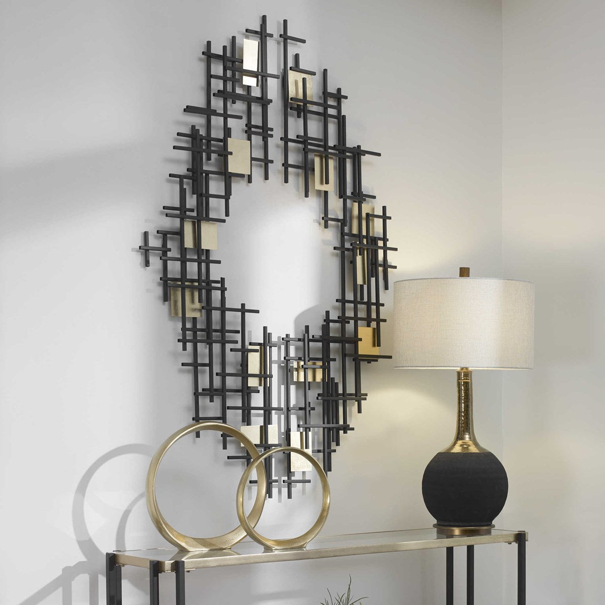 Uttermost Reflection Contemporary Set of 2 Metal Wall Decor - Image 3