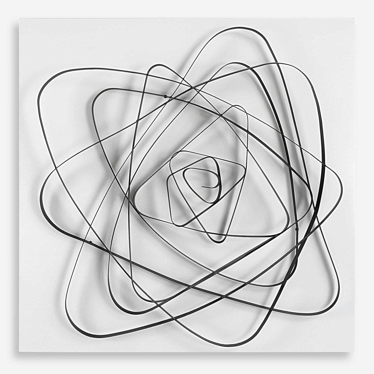 Uttermost Nucleus Matte White and Black Metal Wall Decor - Image 2
