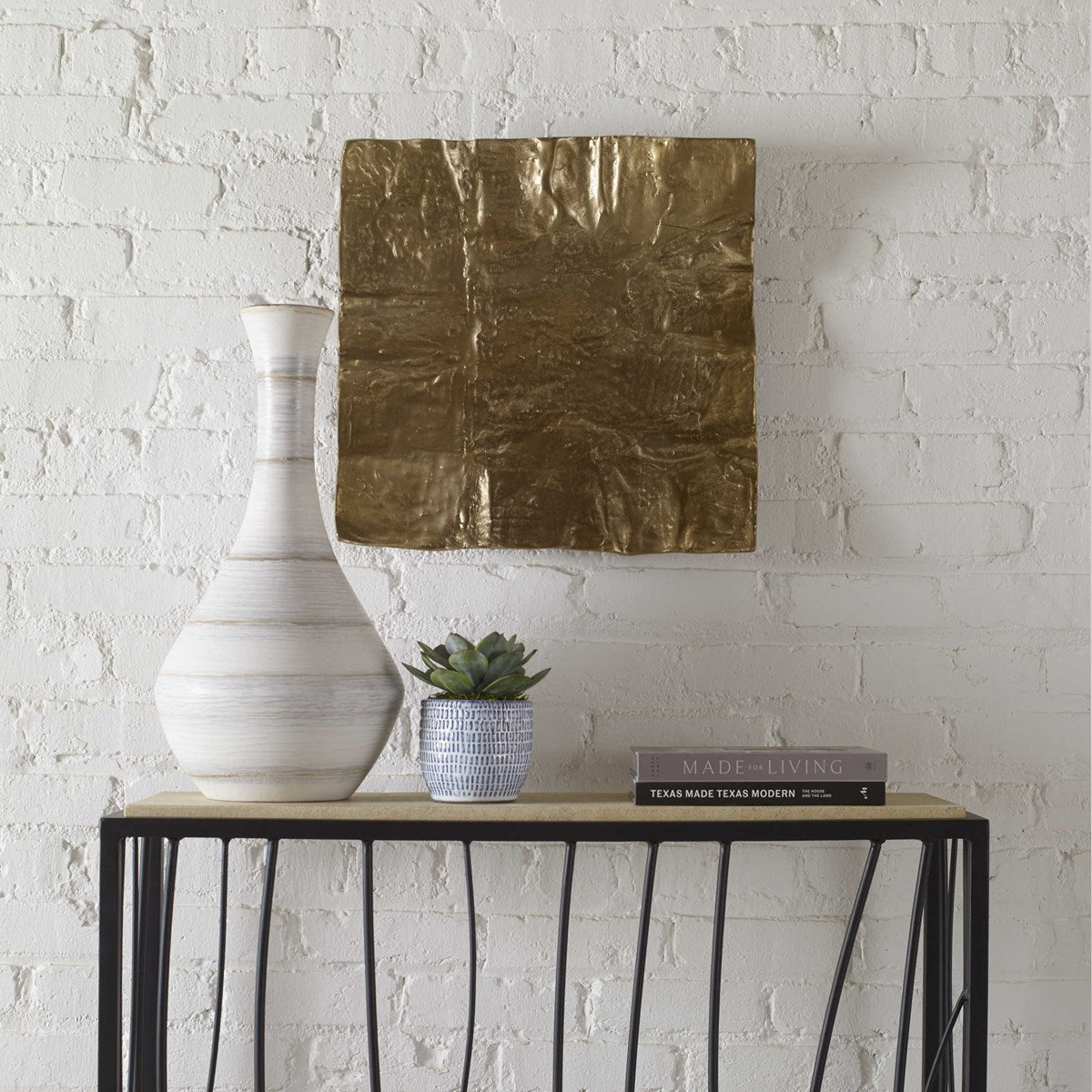 Uttermost Archive Brass Metal Wall Decor - Image 2
