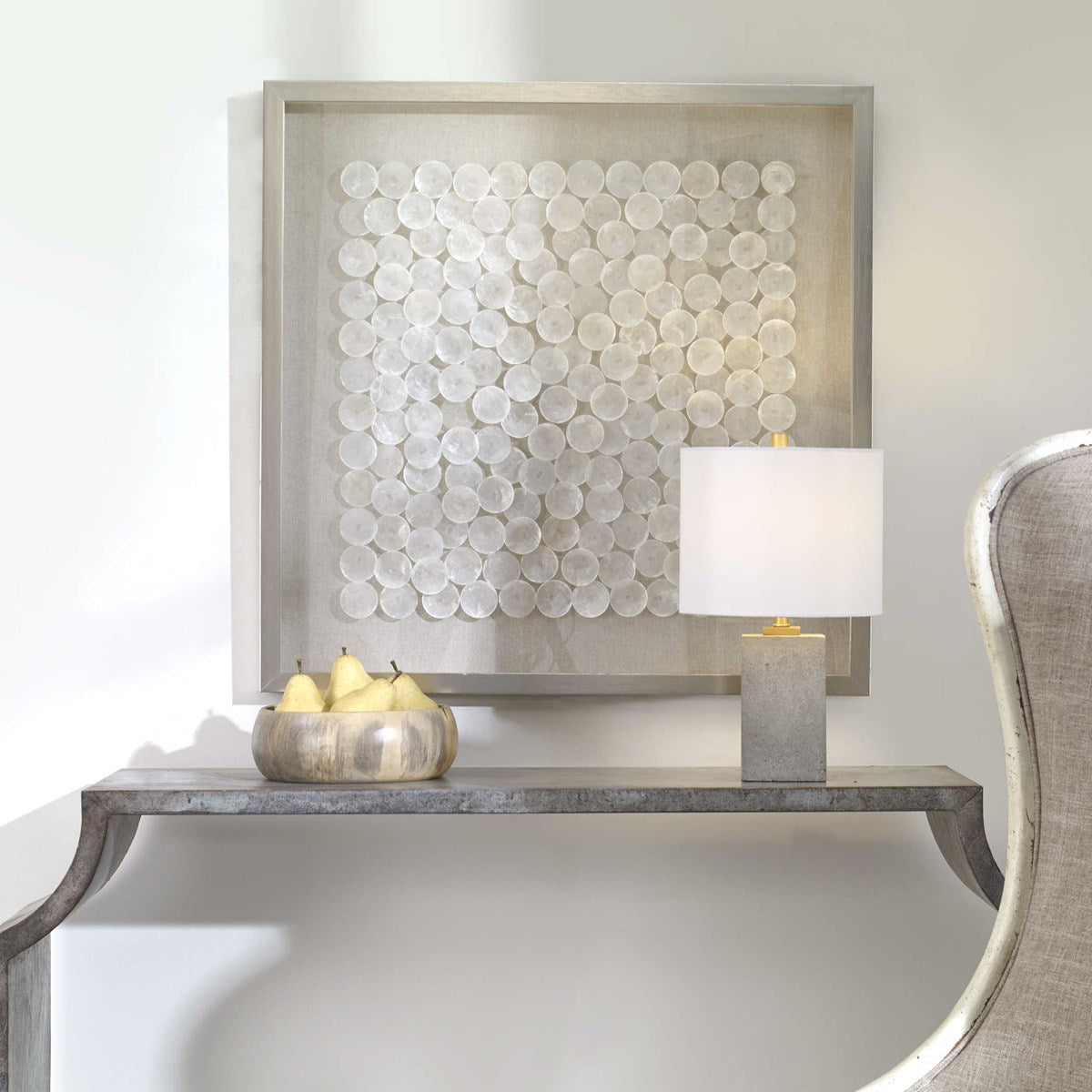 Uttermost Roxas Capiz Shells Shadow Box Frame - Image 2