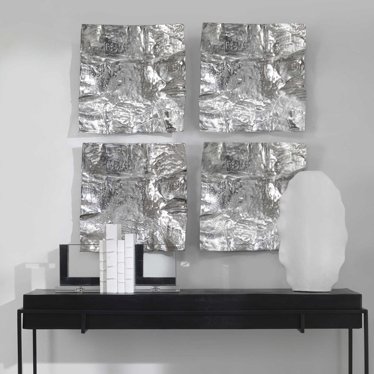 Uttermost Archive Nickel Metal Wall Decor, Nickel - Image 3