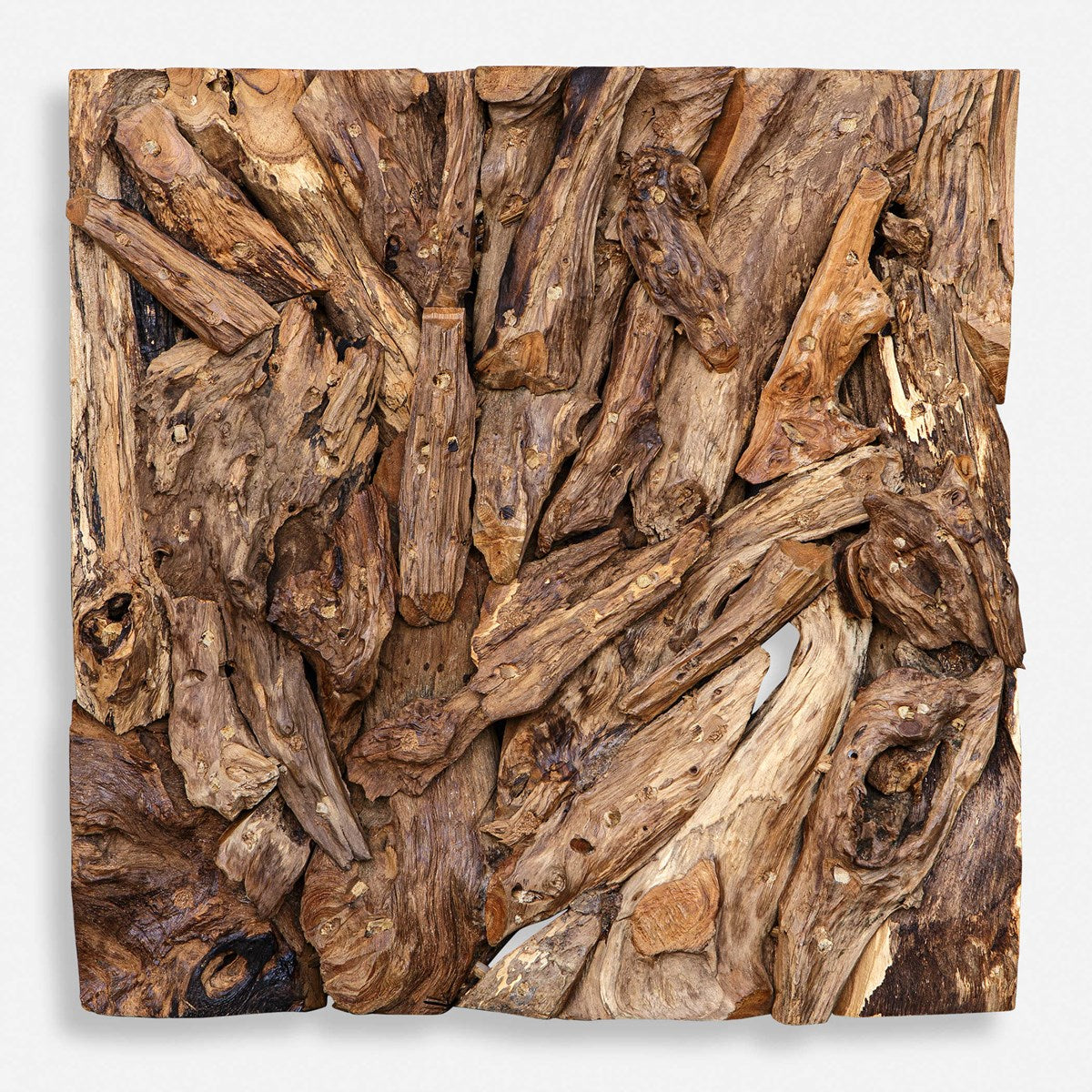 Uttermost Rio Natural Teak Wood Wall Decor - Image 2