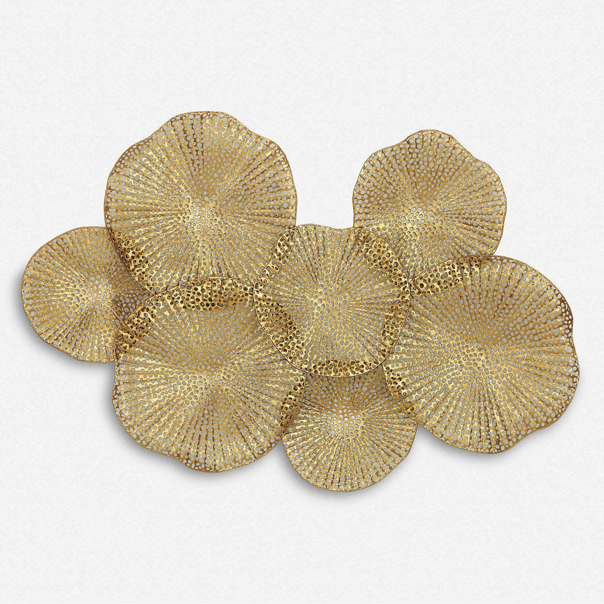 Uttermost Ripley Antiqued Gold Metal Wall Art - Image 2