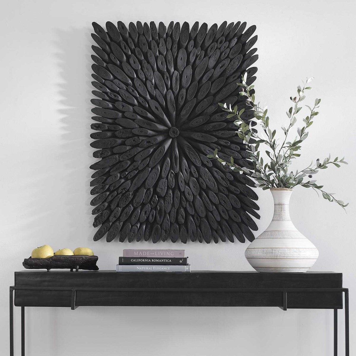 Uttermost Bahama Black Driftwood Wall Decor