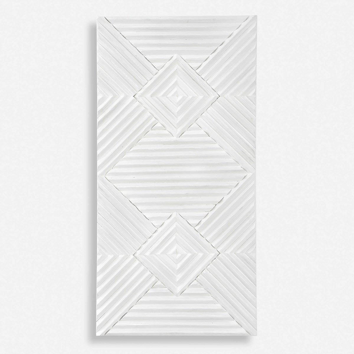 Uttermost Nexus Soft White Fir Wood Wall Decor - Image 2