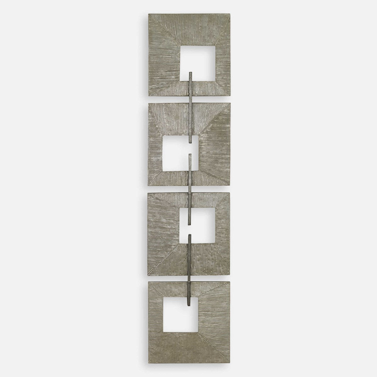 Uttermost Linked Aged Silver Metal Wall Decor - Image 2