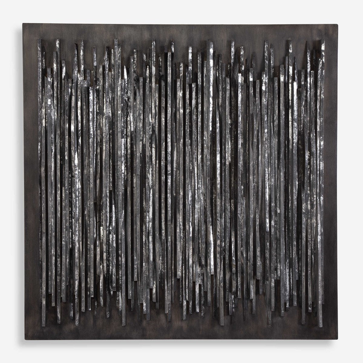Uttermost Emerge Fossil Gray Teak Wood Wall Decor