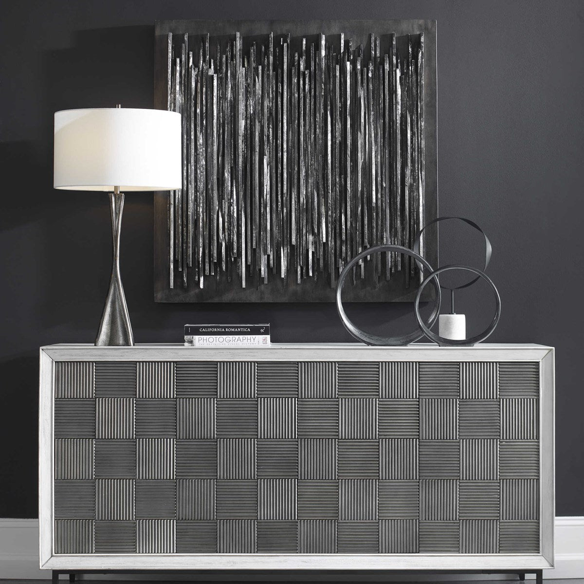 Uttermost Emerge Fossil Gray Teak Wood Wall Decor - Image 2