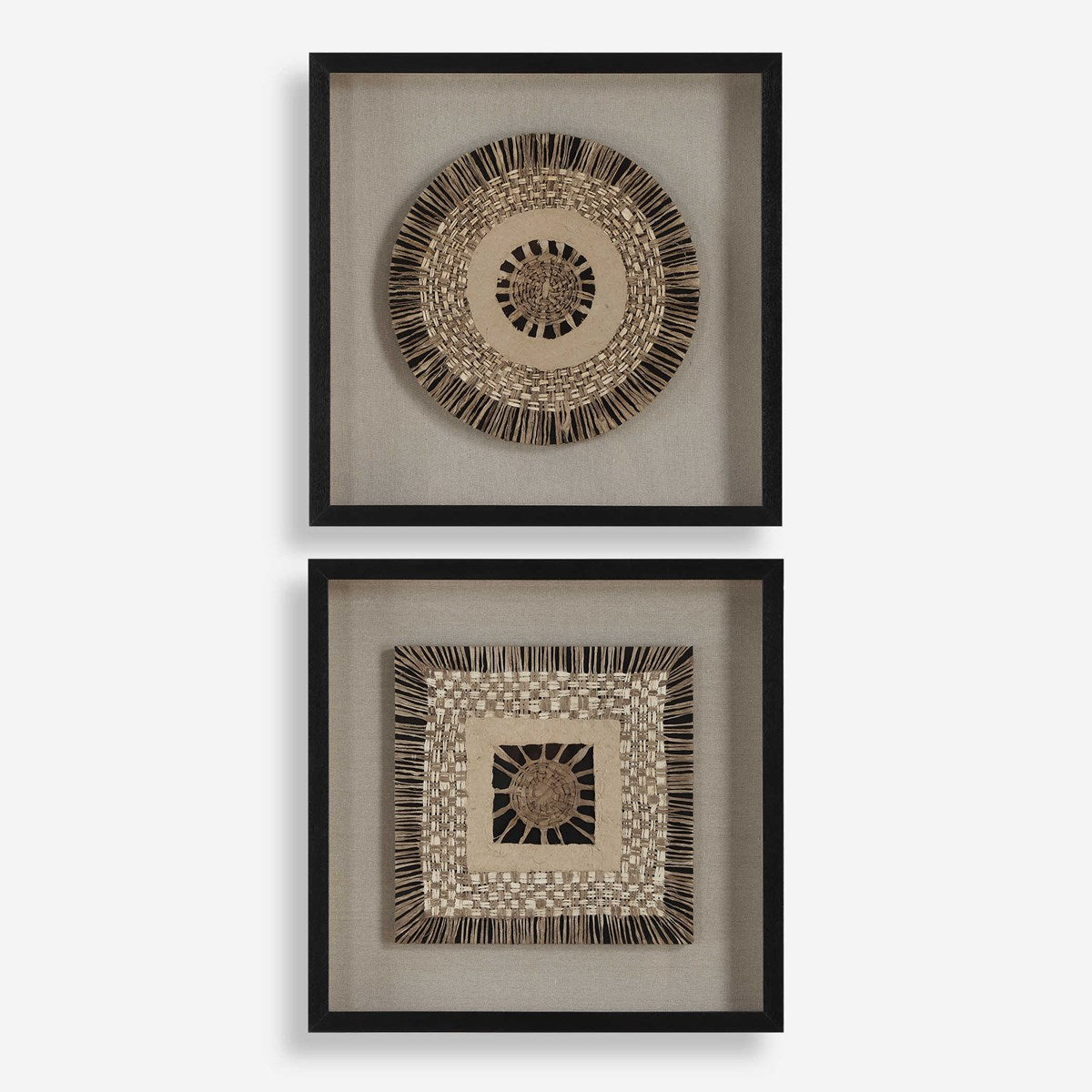 Uttermost Intertwine Set of 2 Shadow Box Frames - Image 2