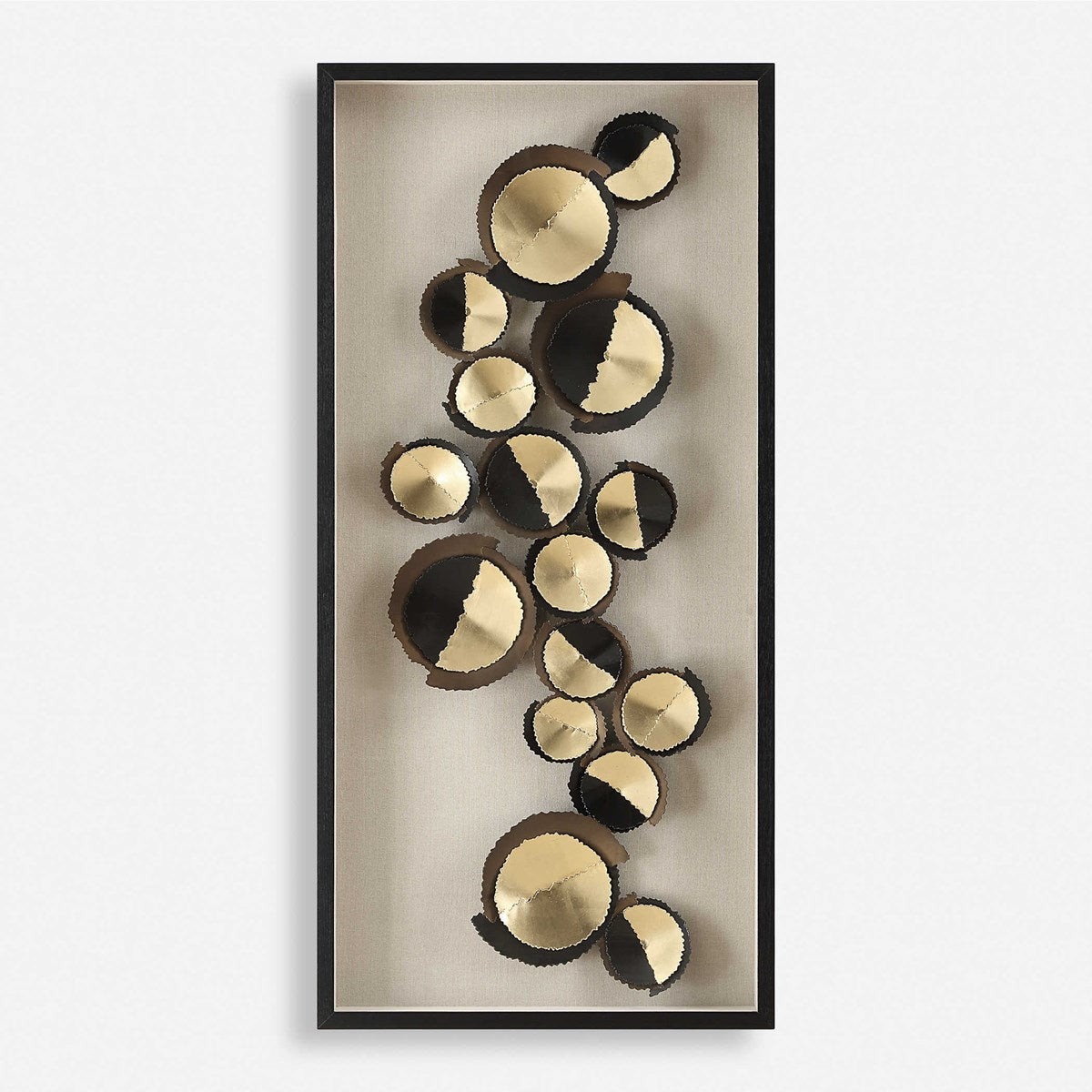 Uttermost Golden Hour Iron Discs Shadow Box Frame - Image 2