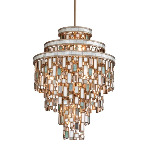Champagne Leaf Chandelier from the Dolcetti Collection