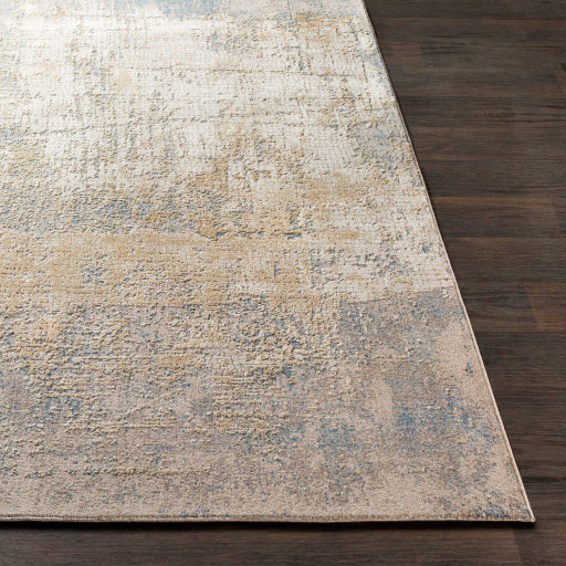 Surya Rugs Aisha Collection Light Blue, Brown, Tan & Mustard Area Rug AIS-2300 - Image 3