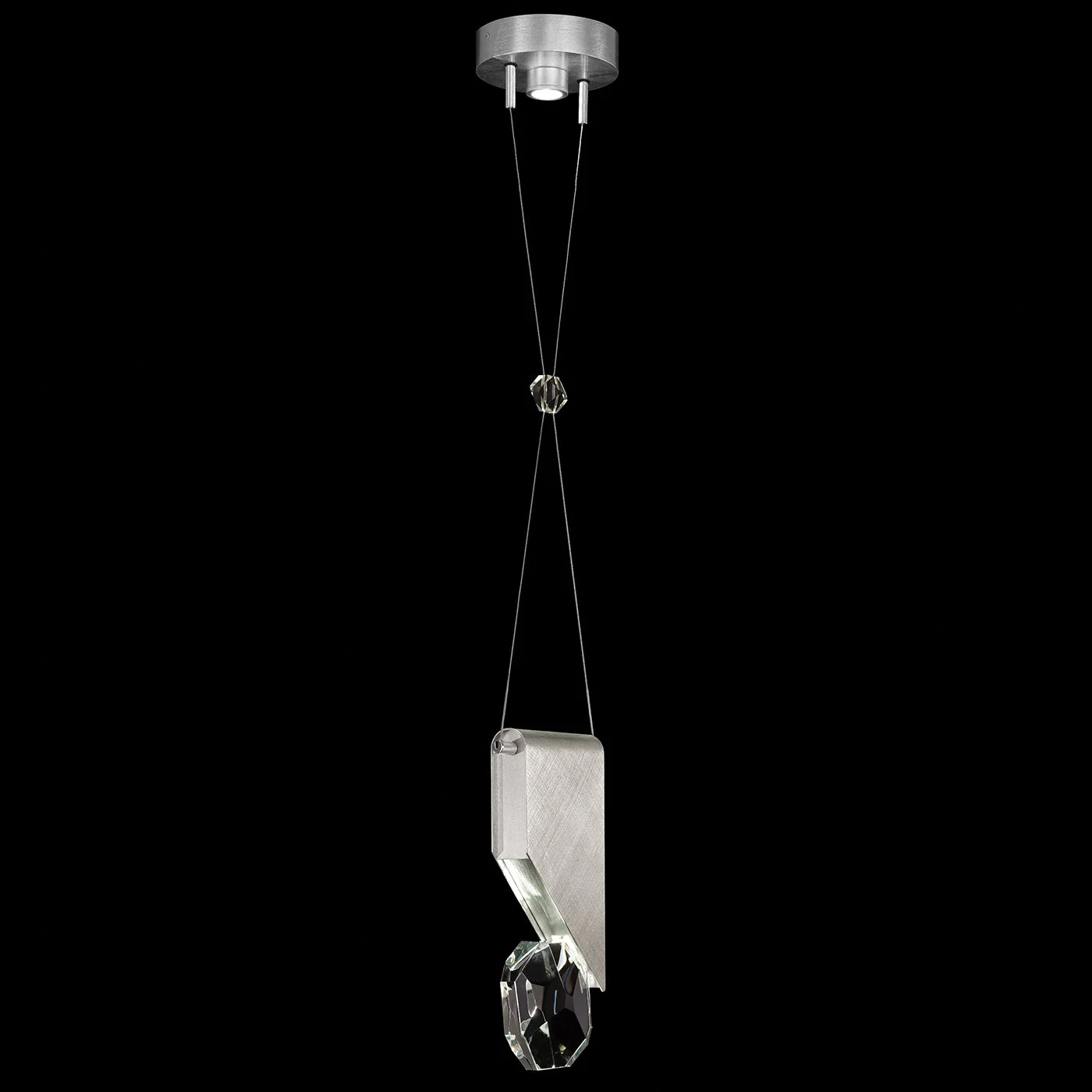 Fine Art Aria 7.25" Round Pendant - Image 1