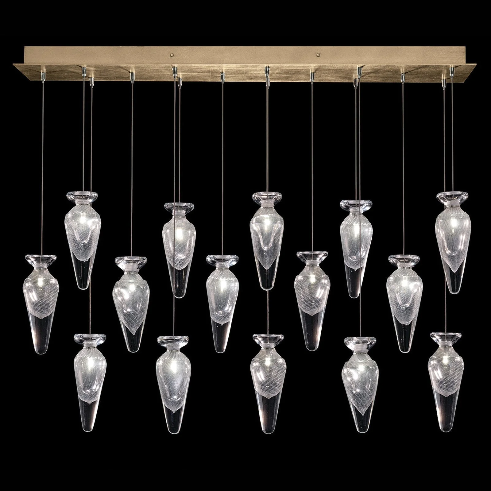 Fine Art Essence 49"W Rectangular Pendant - Image 3
