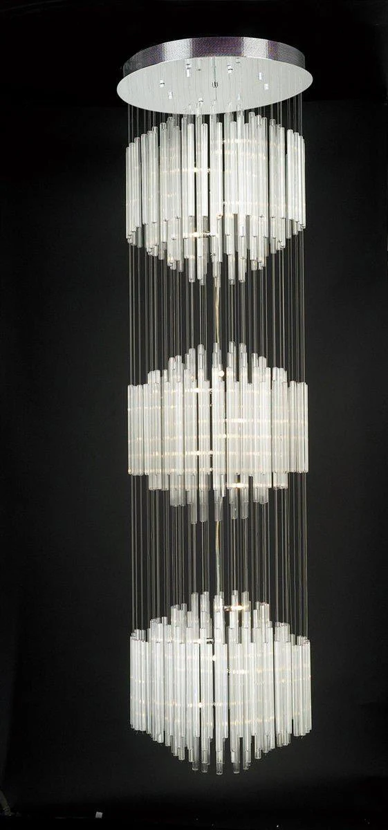 24 lights polished chrome Contemporary Chandelier - Image 1
