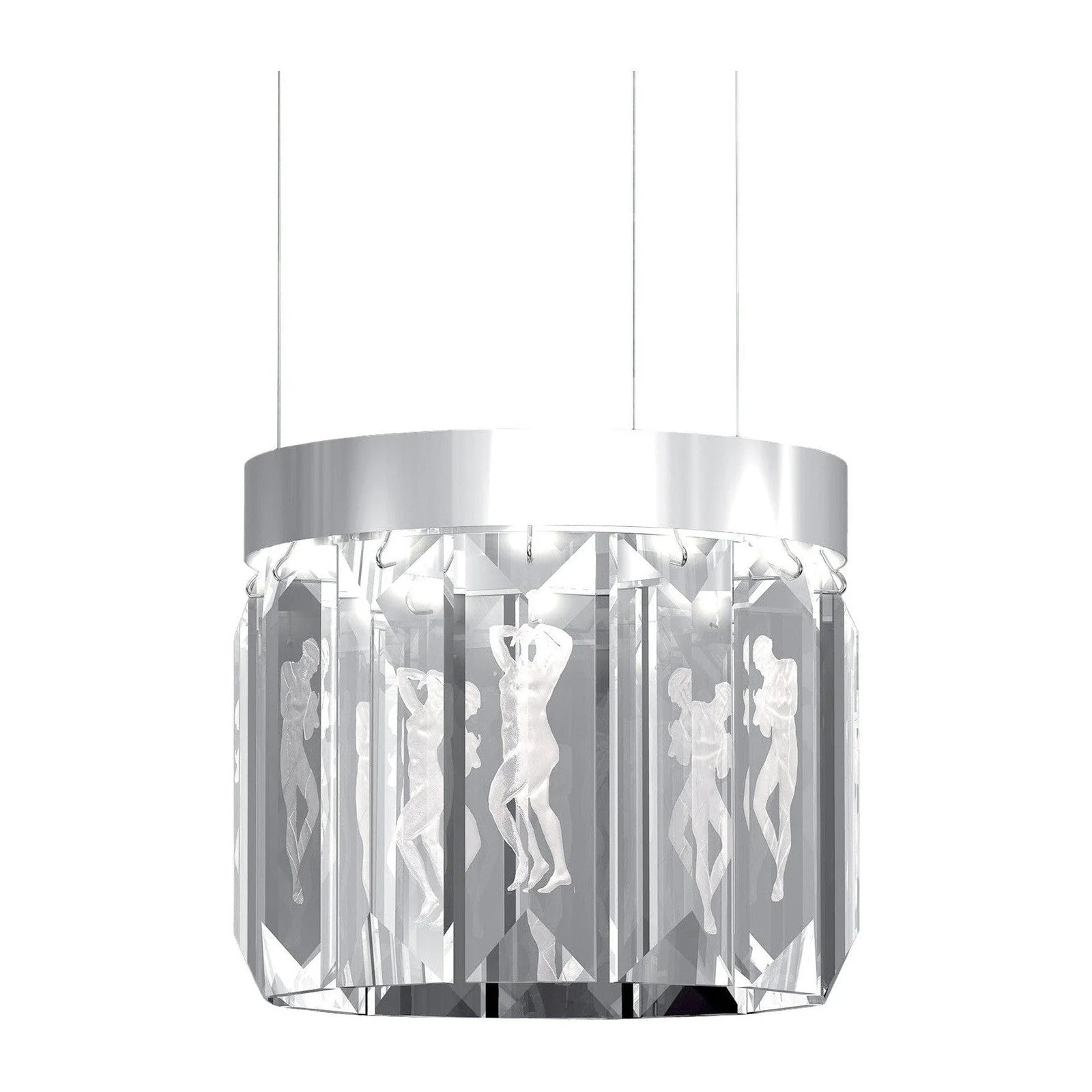 Lalique Serene 12 Prisms Chandelier Circular - Image 1