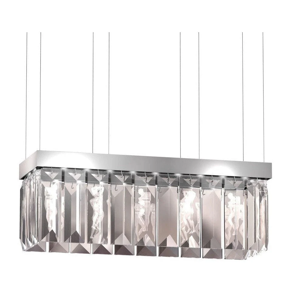 Lalique Serene 26 Prisms Chandelier Rectangualr - Image 1