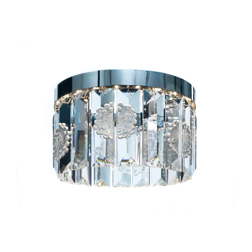 Lalique Serene 18 Prisms Chandelier Dahlia Circular - Image 1