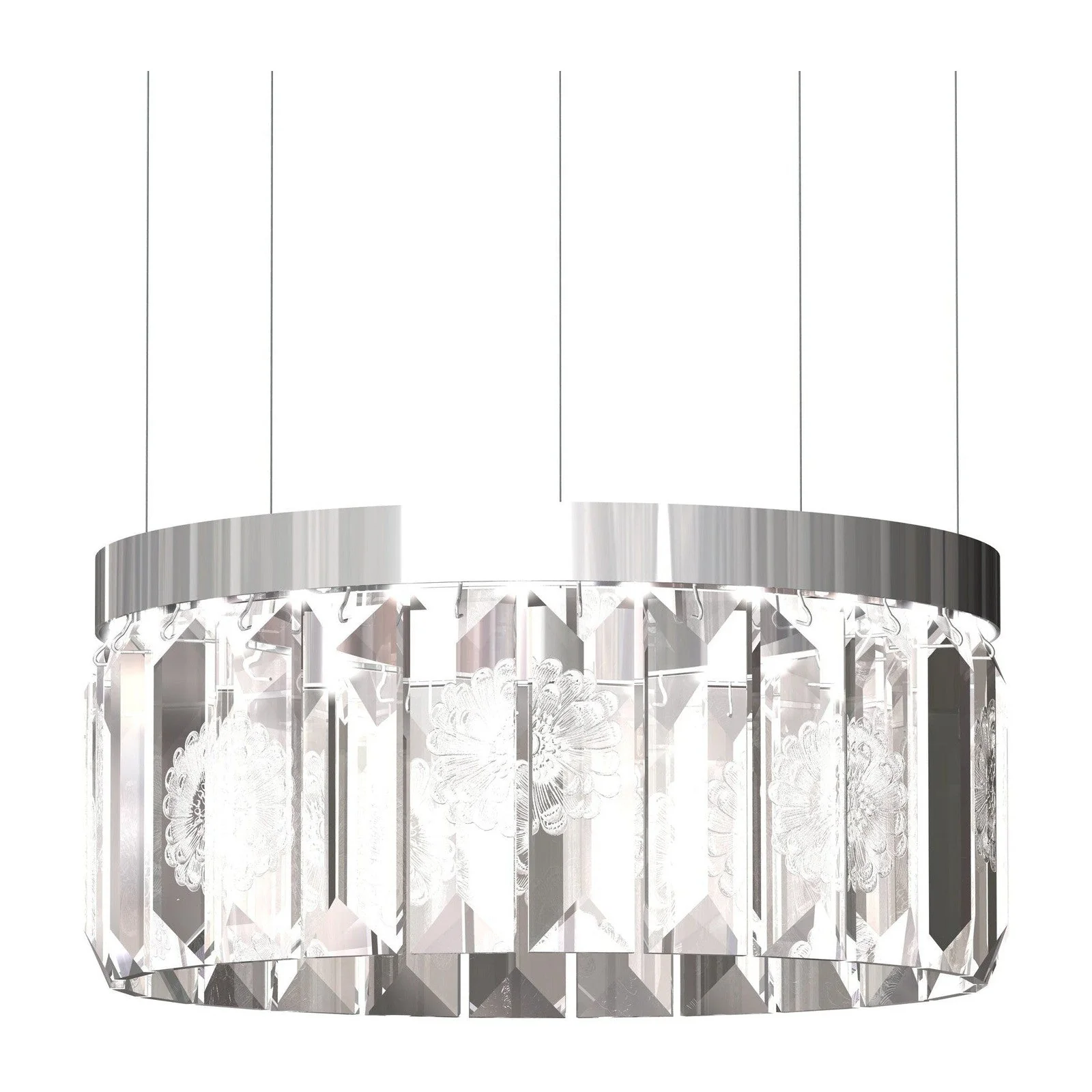 Lalique Serene 24 Prisms Chandelier Circular - Image 1