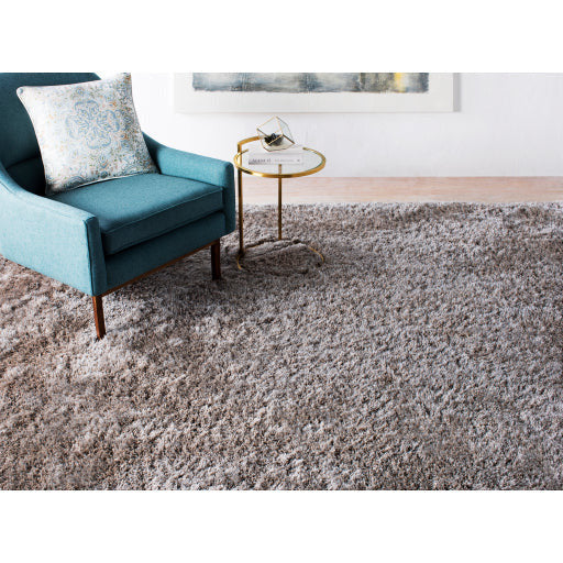 Surya Rugs Grizzly Collection Gray Plush Pile Area Rug GRIZZLY-6 - Image 2