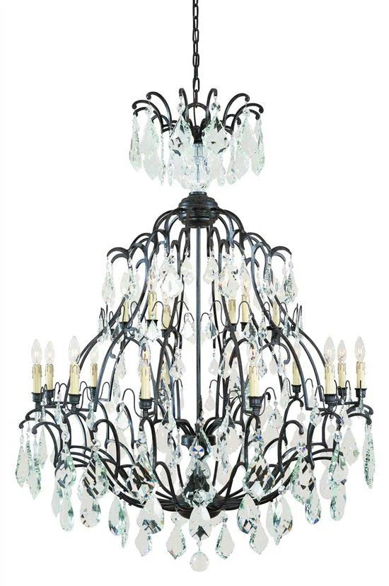 Versailles Chandelier dressed with clear crystal - Image 1