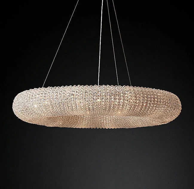 Modern style 16 lights crystal round chandelier - Image 1