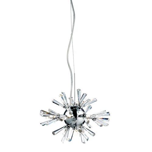 Lenka Chrome Fifteen-Light Pendant - Image 1