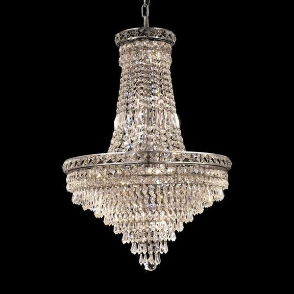 Polished chrome 8 Light crystal Chandelier - Image 1