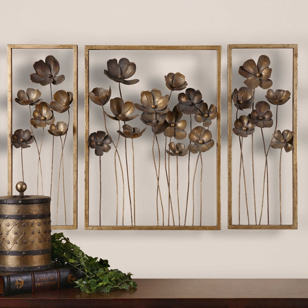 Uttermost Metal Tulips Set of 3 Wall Decor - Image 2
