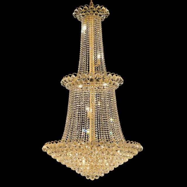 Gold plated 22 Light large crystal Chandelier - Image 1