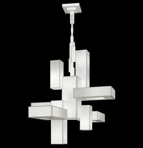 12-Light Chandelier in Studio White - Image 1