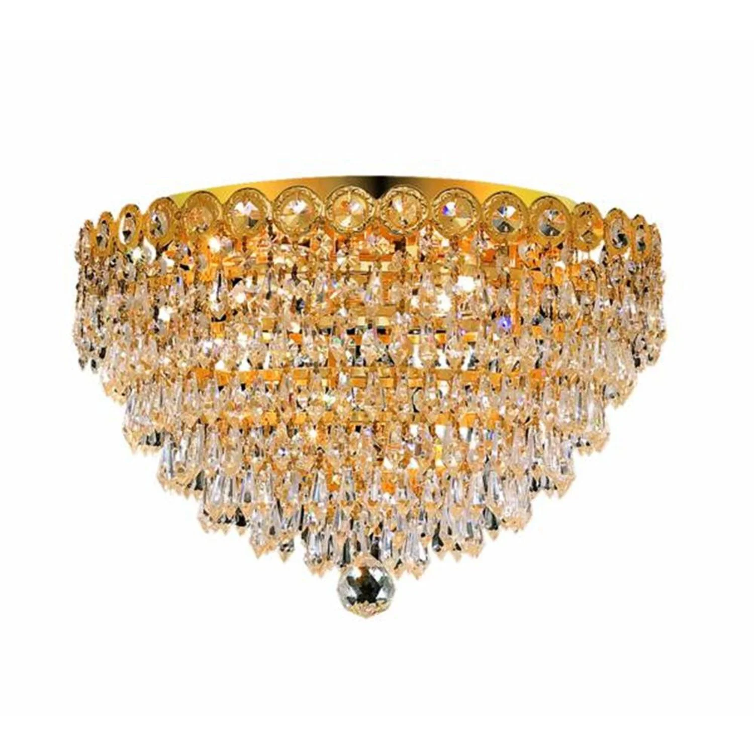 18 Light Maria Theresa crystal Chandelier in pink color - Image 1