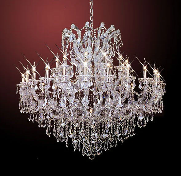 Maria Theresa chandelier chrome plated full lead crystal 25% - Image 1