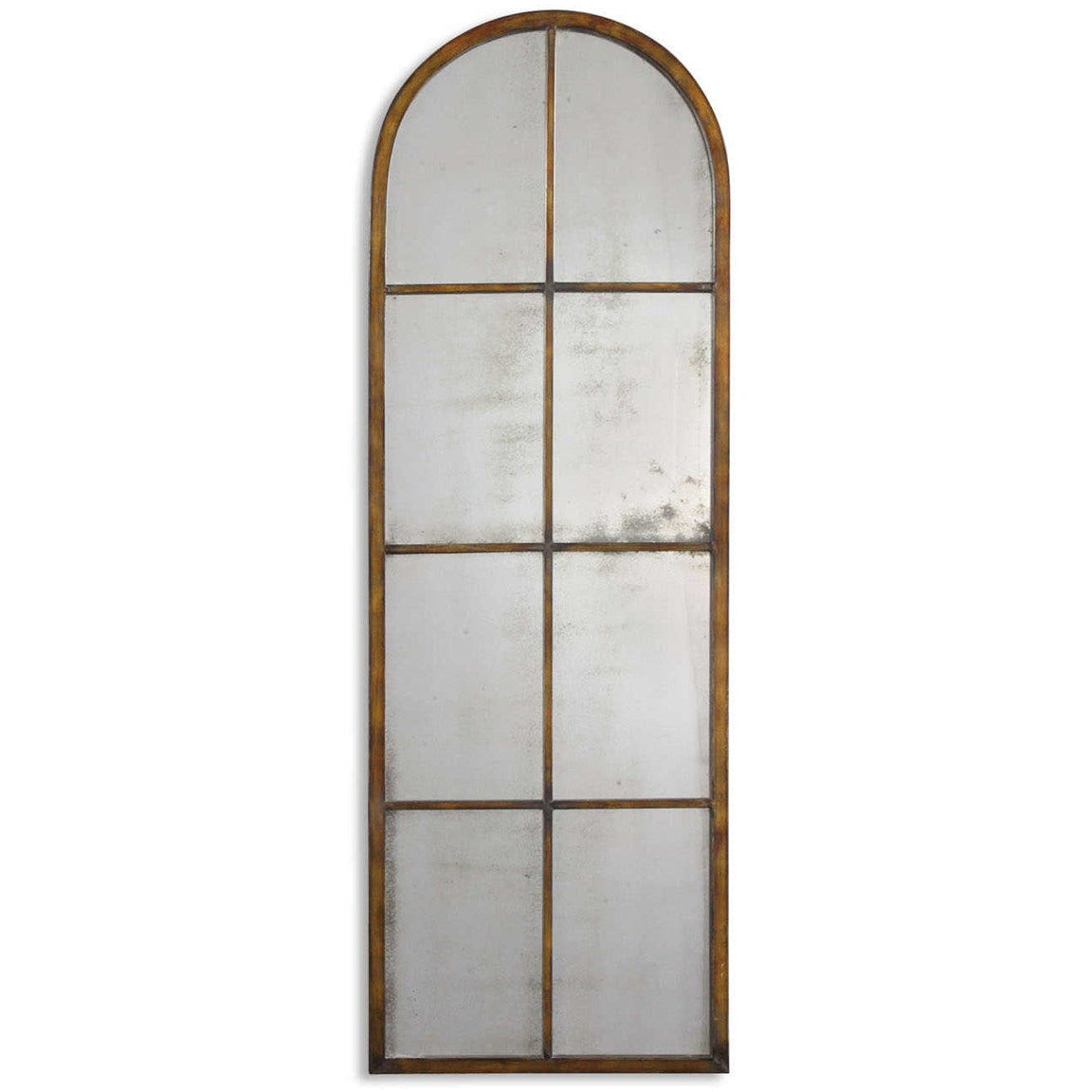 Uttermost Amiel Bronze Iron Arched Mirror - Image 1
